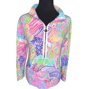 Lily Pulitzer quarter zip sweatshirt